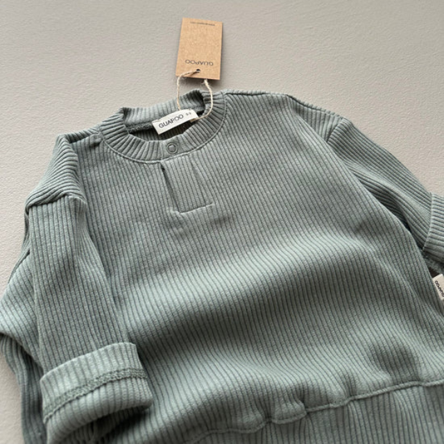 Guapoo rib longsleeve thyme