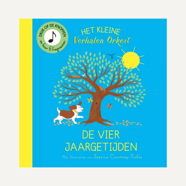 Het kleine verhalen orkest de vier jaargetijden muziekboek