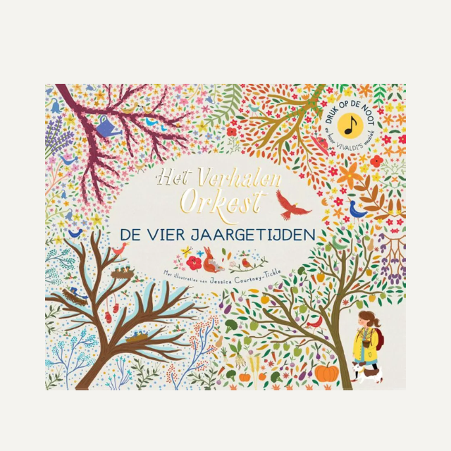 Het verhalen orkest de vier jaargetijden muziekboek 3+