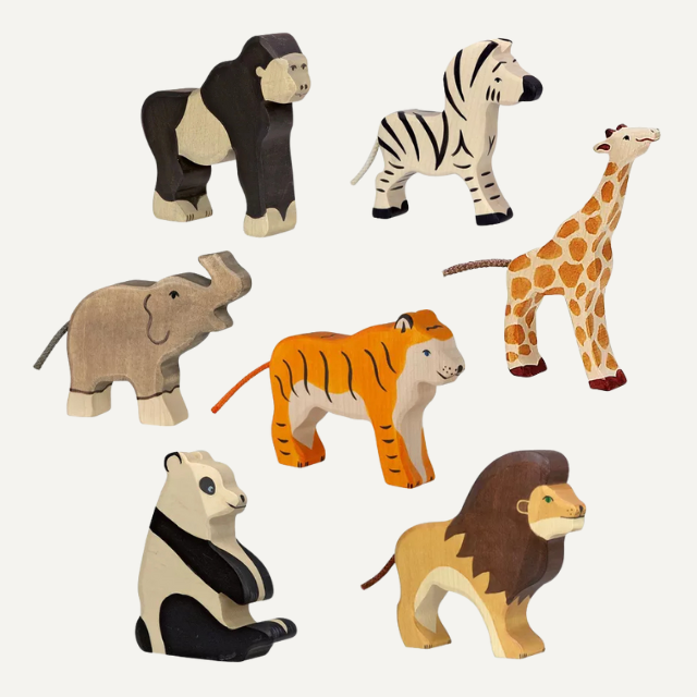 Holztiger jungle dieren