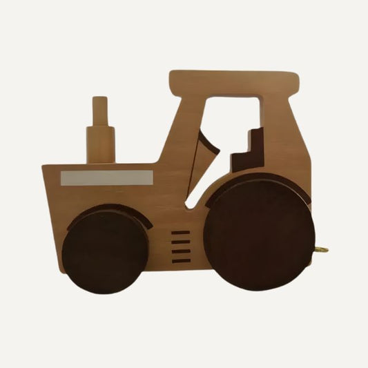 Houten naam tractor