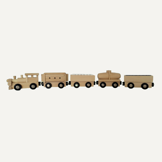 Houten treinset