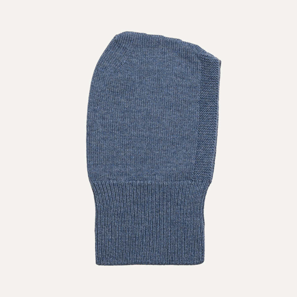 Hvid balaclava eddy blauw denim