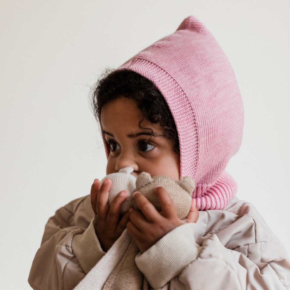 Hvid balaclava eddy cotton candy muts