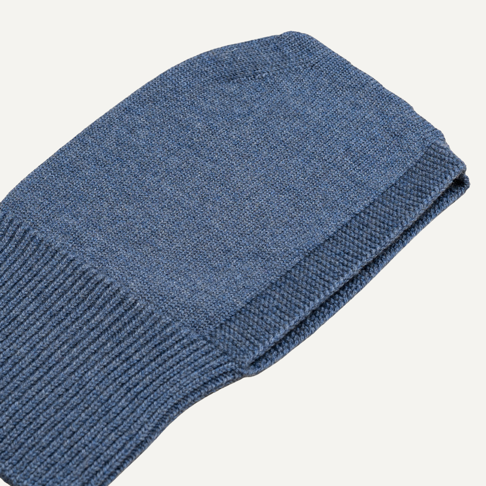 Hvid balaclava eddy denim blauw