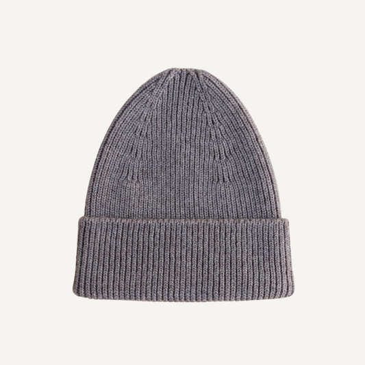 Hvid beanie fonzie kids otter