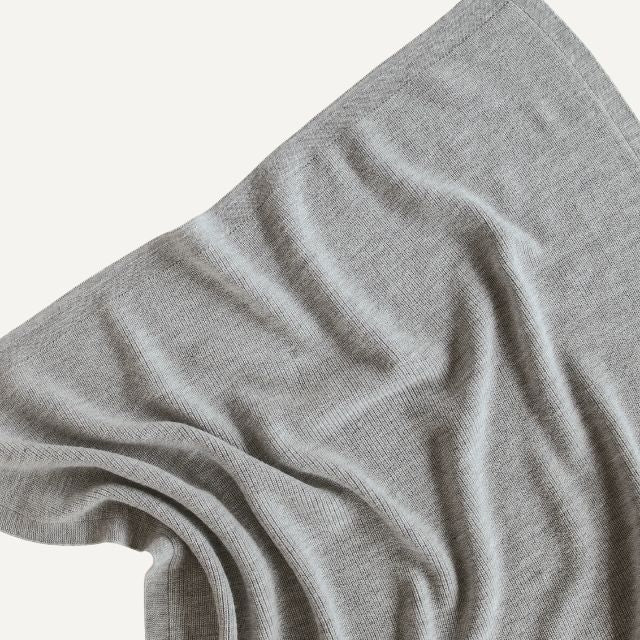 Hvid felix deken grey melange voorbeeld