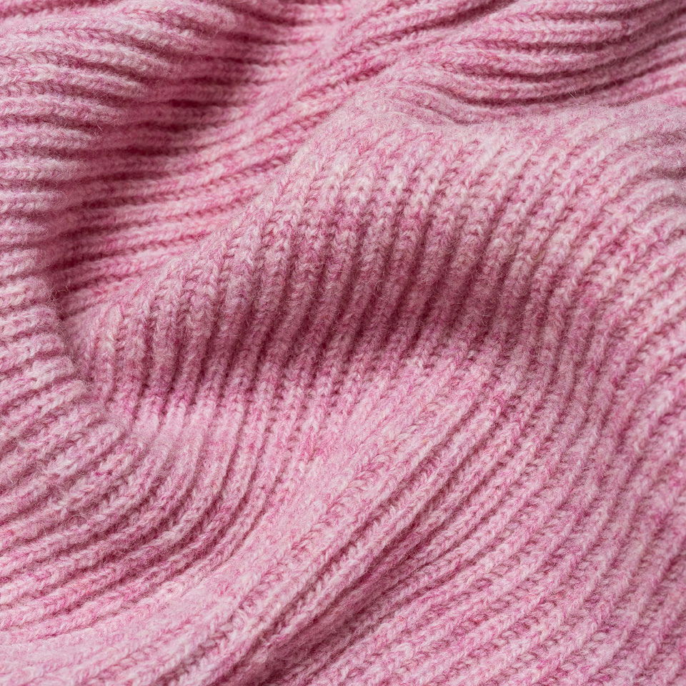 Hvid gaston deken cotton candy 100x140 cm ingezoomt