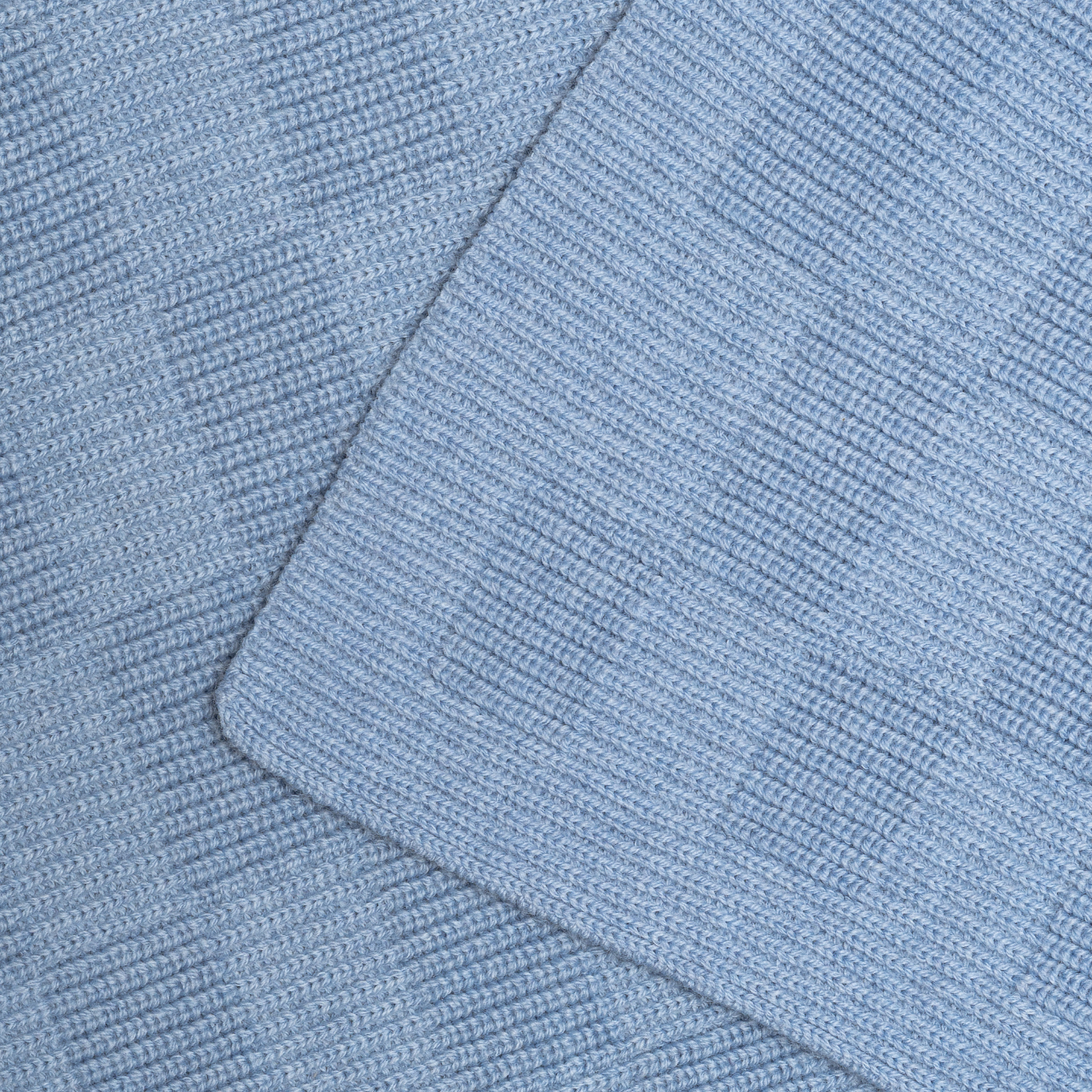 Hvid ivy deken light blue voorbeeld