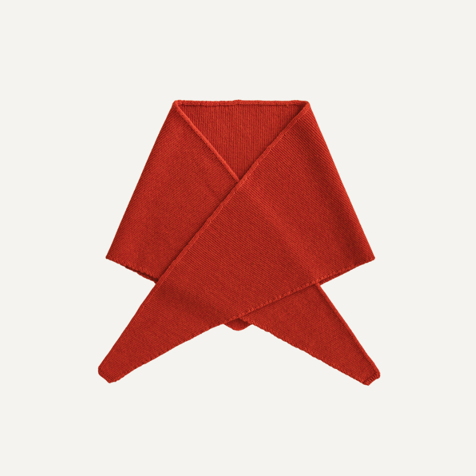 Hvid sjaal josephina red open