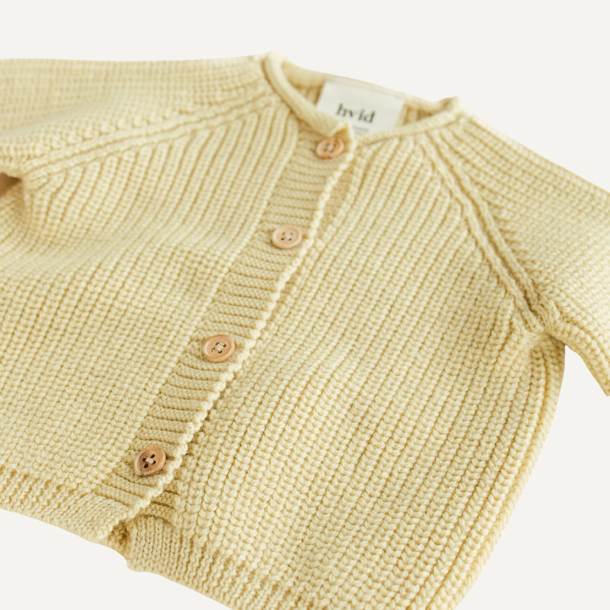 Hvid vest inga light yellow 