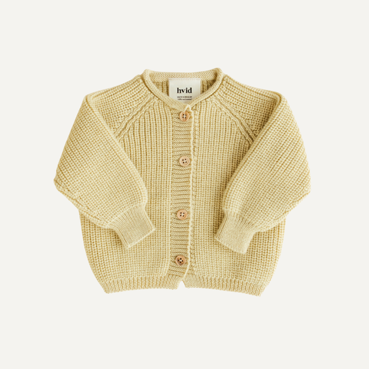 Hvid vest inga light yellow baby