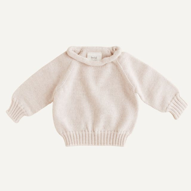 Hvid wollen trui georgette cream