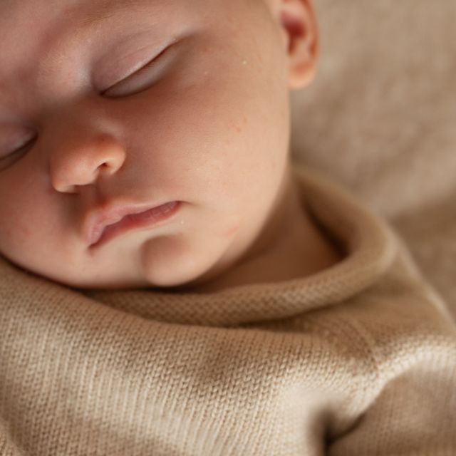 Hvid wollen trui georgette cream baby