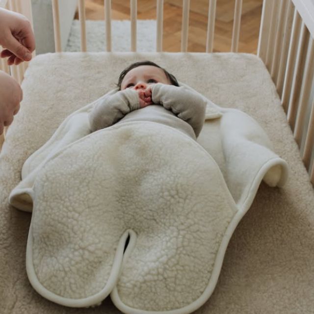 Kico label hoeslaken kinderbed merinowol 