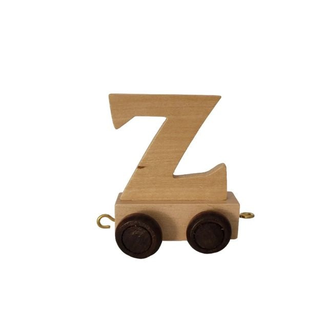Houten naam trein letters A-Z