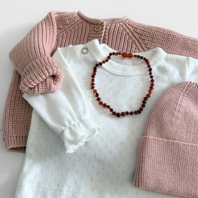 pointelle shirt baby newborn off white