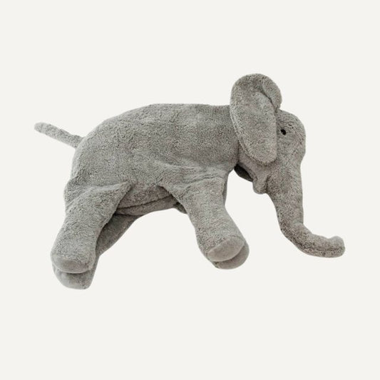 Senger warmte knuffel olifant groot grijs