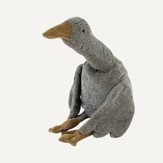 Senger warmte knuffel gans groot grijs