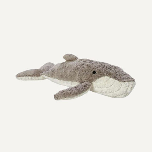 Senger warmte knuffel grijze walvis klein