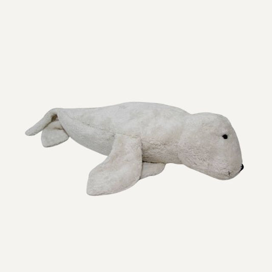 Senger warmte knuffel zeehond groot wit