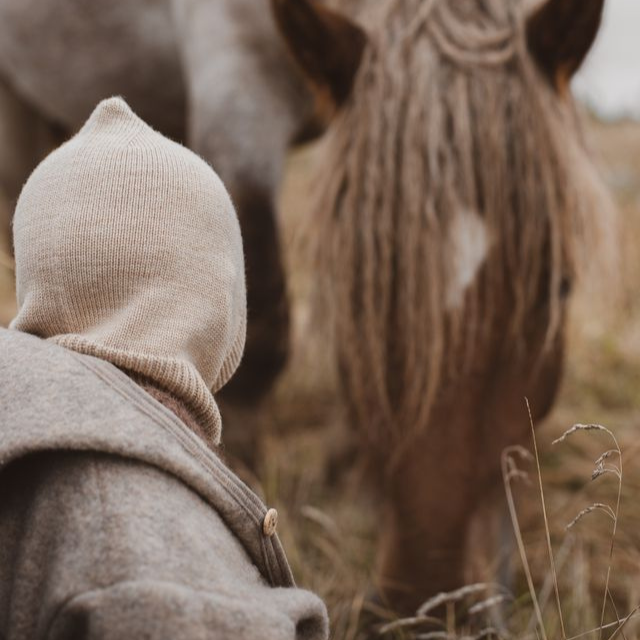 balaclave eddy hvid merinowol sand kids