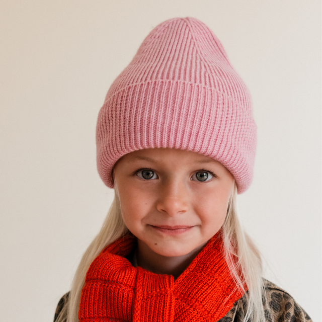 cotton candy muts beanie kids fonzie hvid