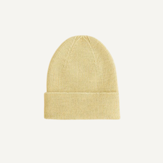 beanie fonzie newborn light yellow baby newborn