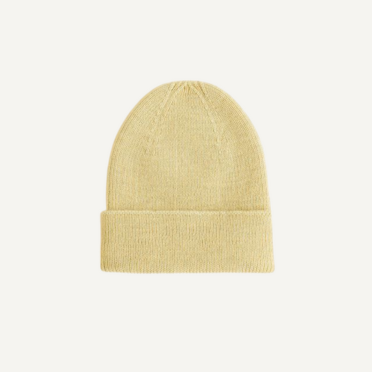 beanie fonzie newborn light yellow baby newborn