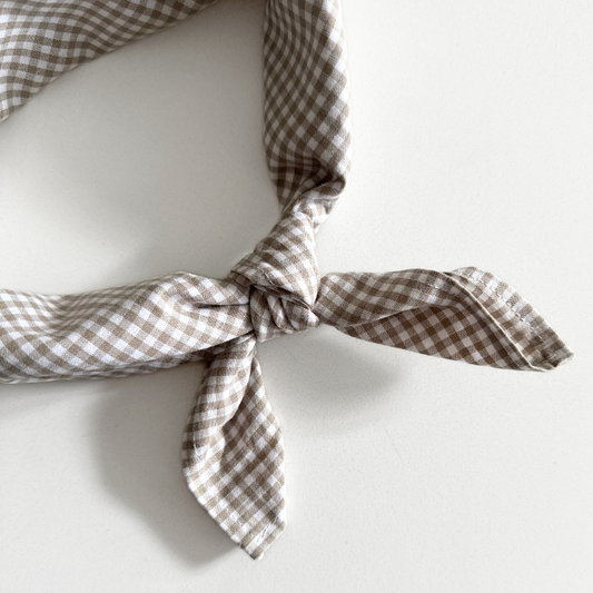 beige geruite sjaal kids