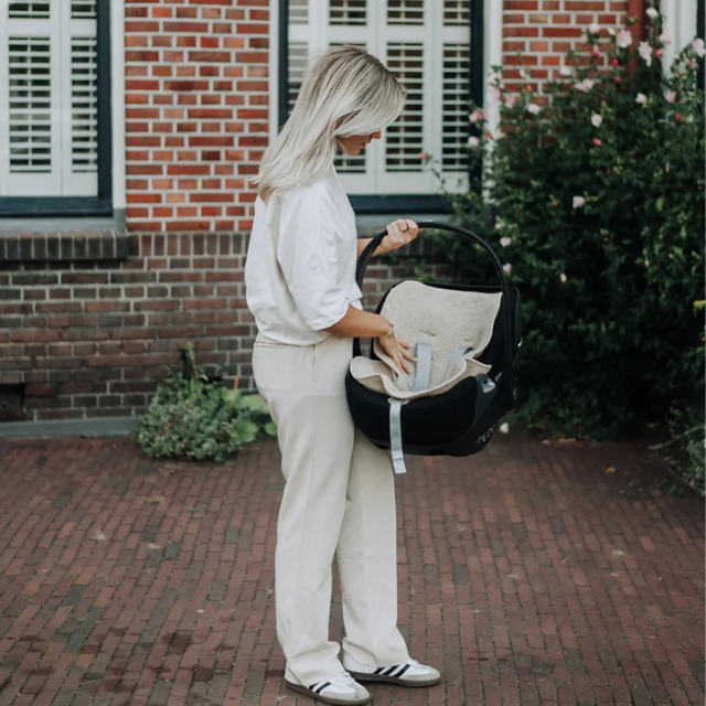 maxi cosi en buggy onderlegger wol merinowol