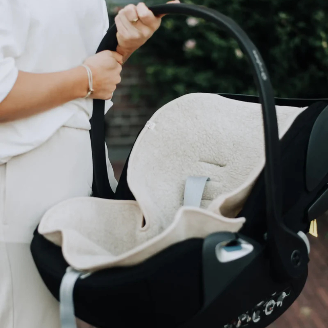 maxi cosi en buggy onderlegger wol kico label naturel