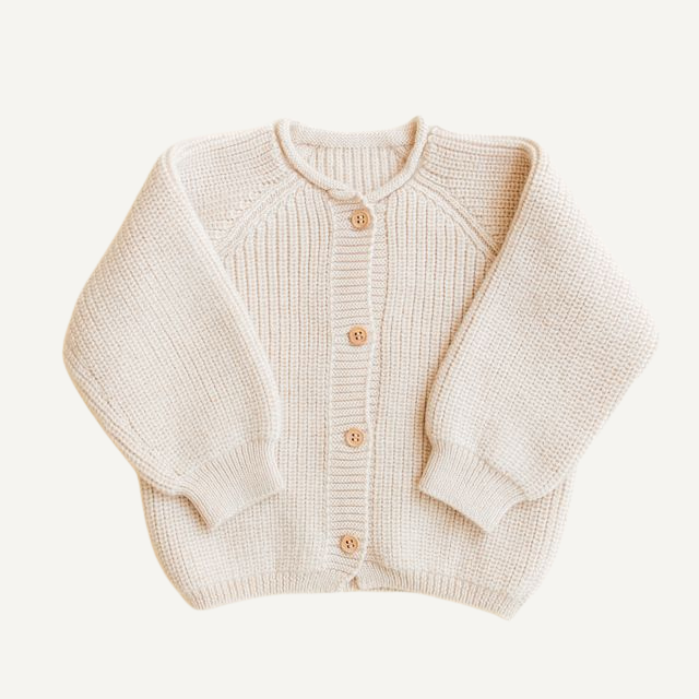 cardigan vest cream hvid merinowol