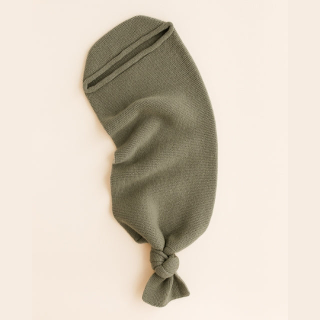 cocoon groen wol baby