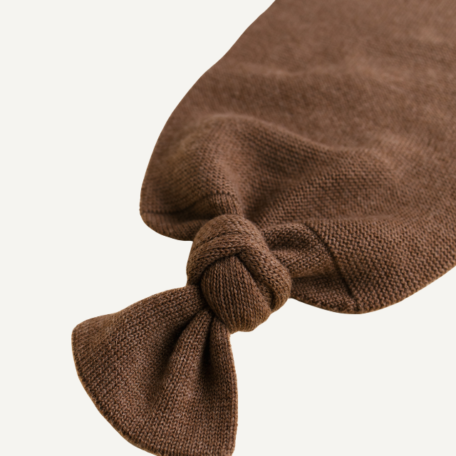 hvid merinowol baby newborn mocha bruin kraamcadeau