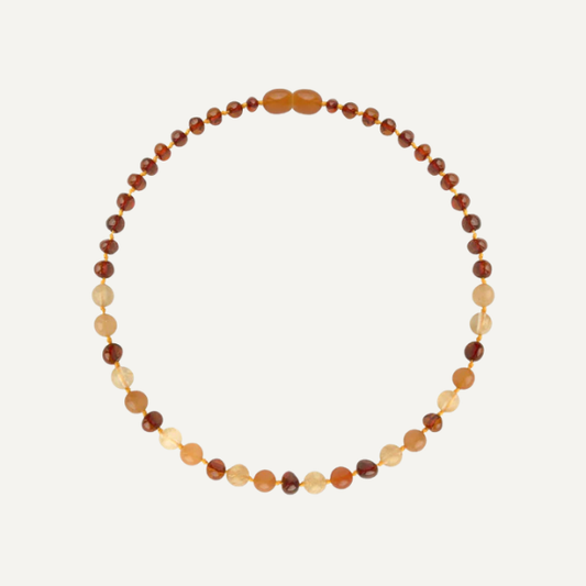 barnsteen ketting cognac aventurijn kind