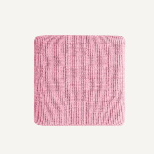 babydeken ivy merinowol deken hvid cotton candy