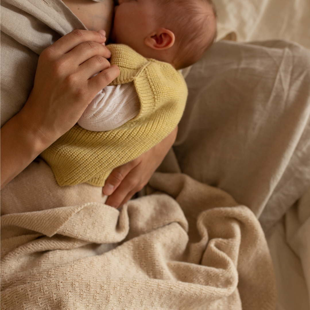newborn deken wol merinowol ream hvid