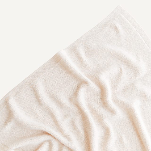 baby newborn deken felix hvid cream