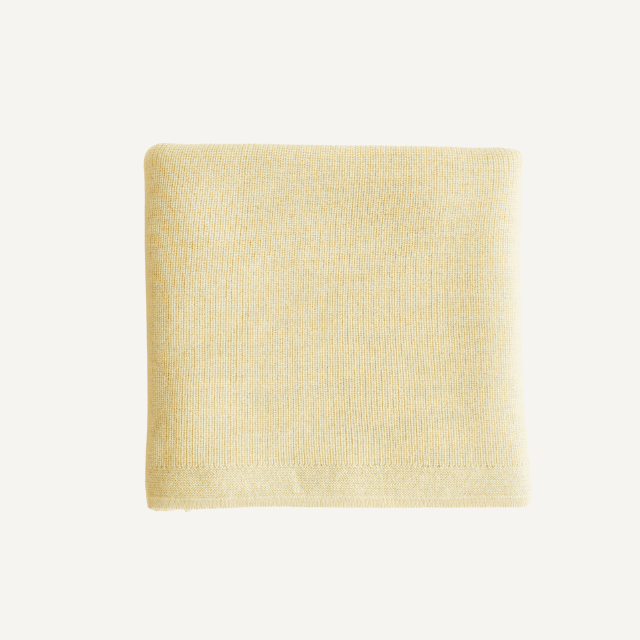 hvid deken merinowol wol light yellow felix