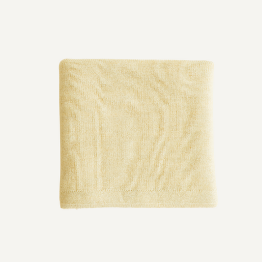 hvid deken merinowol wol light yellow felix