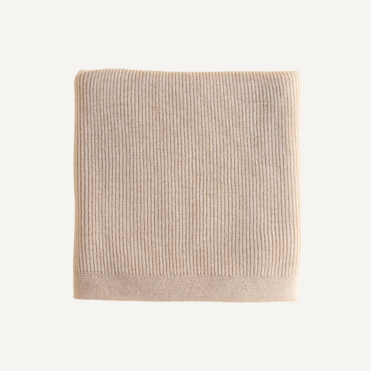 hvid merinowol deken felix oat beige