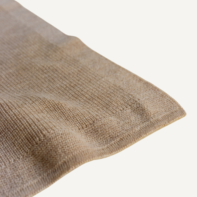 hvid merinowol deken sand felix baby newborn