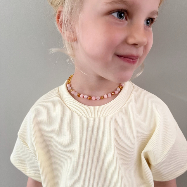 geel shirt oversized rib kids baby