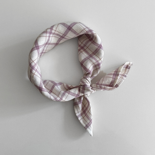 gestreepte paarse sjaaltje kids