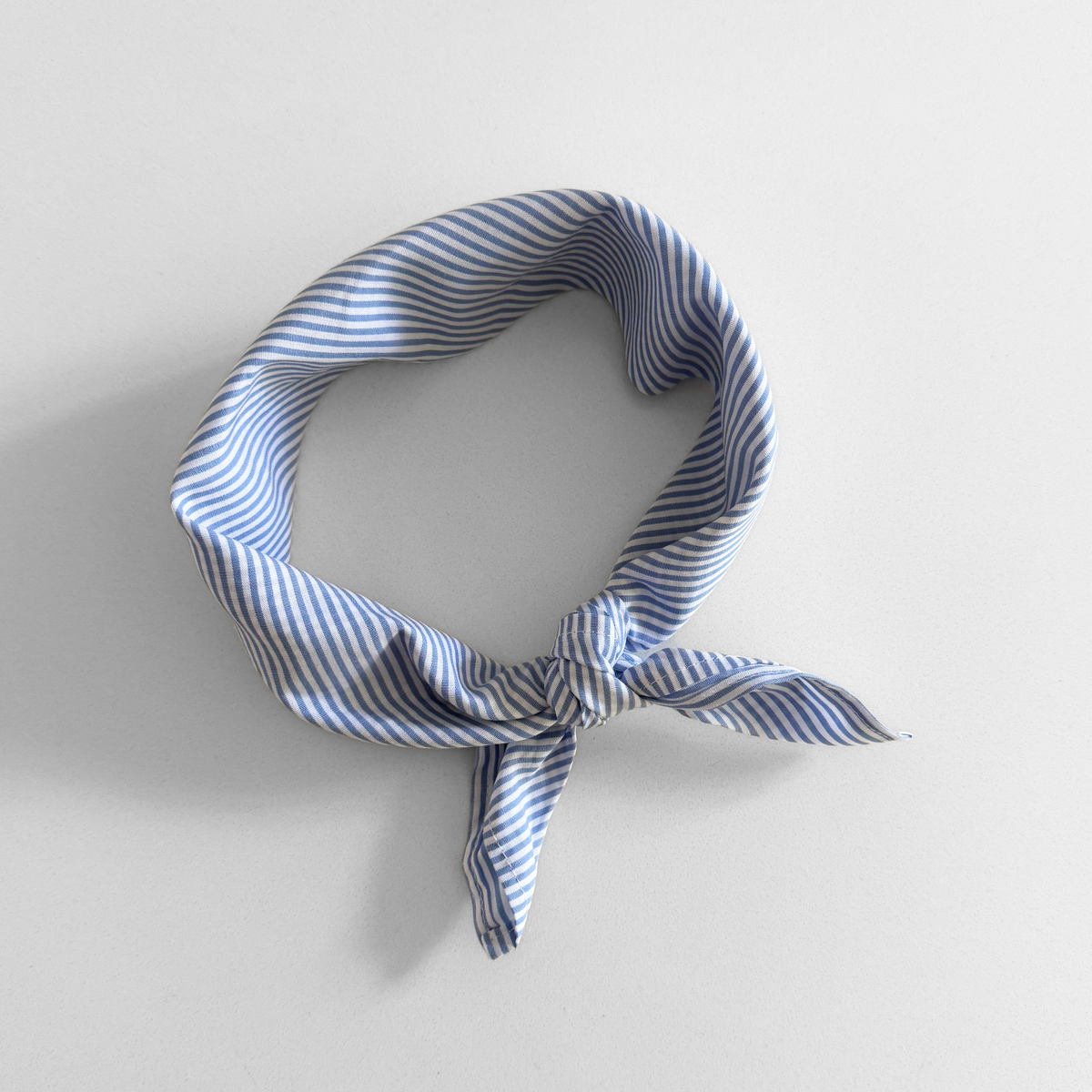 gestreepte blauwe sjaal kids baby wit