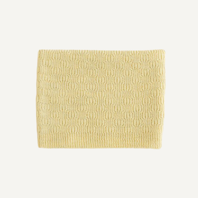 gigi sjaal tube light yellow hvid merinowol kids baby