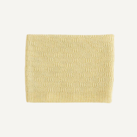 gigi sjaal tube light yellow hvid merinowol kids baby