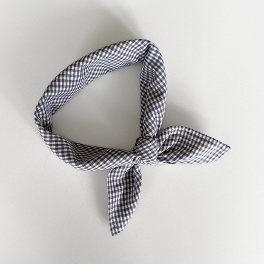 grijs klein geruite sjaaltje kids baby