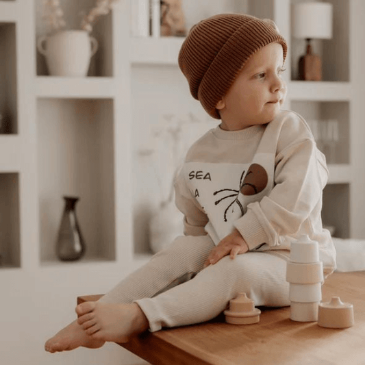 guapoo trui sweater palboom beige
